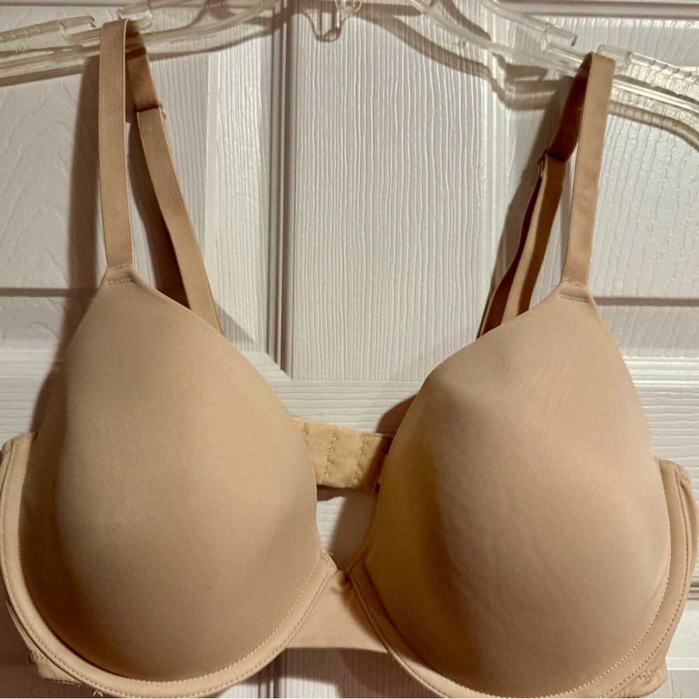 PINK Lightly Lined Smooth Demi Bra